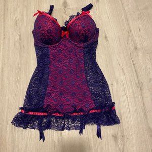 Victoria’s Secret sexy little thing lace slip nightie Size 34D